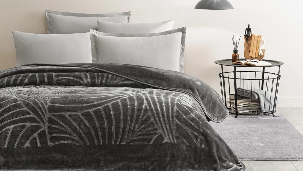 PUFFY BATTANİYE FİONA EMBOSS-ÇİFTLİ ANTRASİT