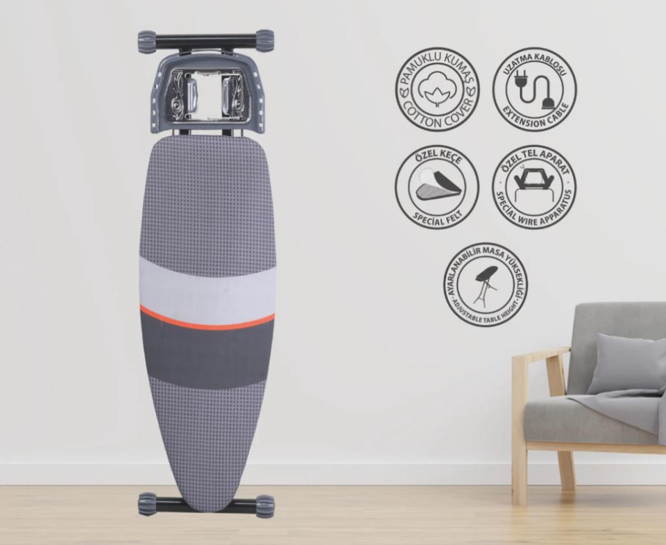 CINGILLIOĞLU CM-777 TİTANİC ÜTÜ MASASI