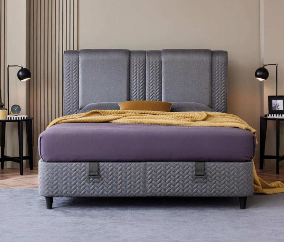 PUFFY VİSCO DYNAMİC SAND. BAZA 150*200 CHİLLY GRİ