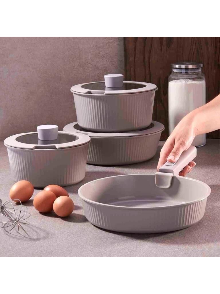 KORKMAZ A2800 PRATİKA ÇIK. SAP. 8 PRÇ.TENCERE SETİ