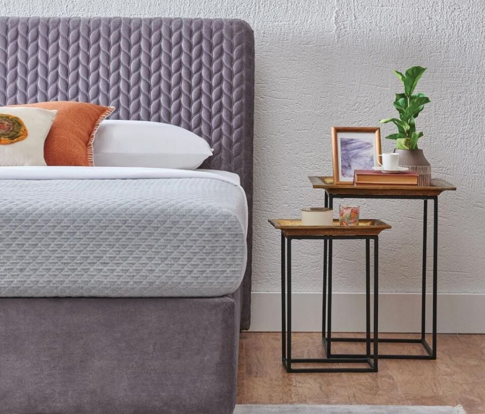 PUFFY TALIS BAŞLIK-GRİ-140*190