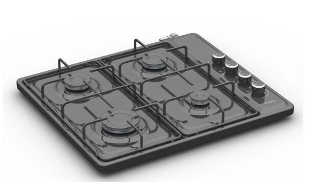 FERRE NEW D-40 B SİYAH SET ÜSTÜ OCAK DG Lİ