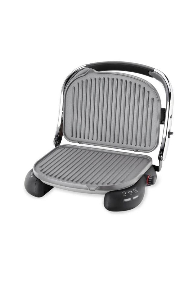 KORKMAZ A324-08 CASTRON TOST MAKİNESİ M.GRİ/KROM