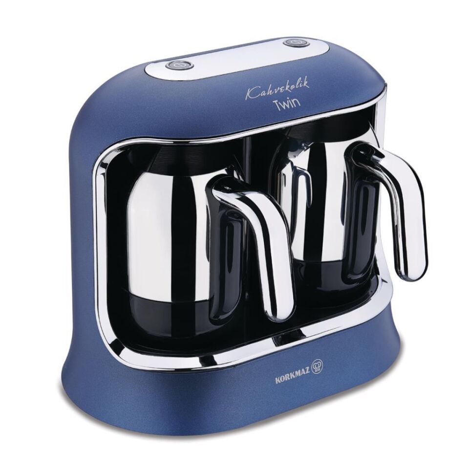 KORKMAZ A861-03 KAHVEKOLİK TWİN KAHVE MAK.AZURA/KR