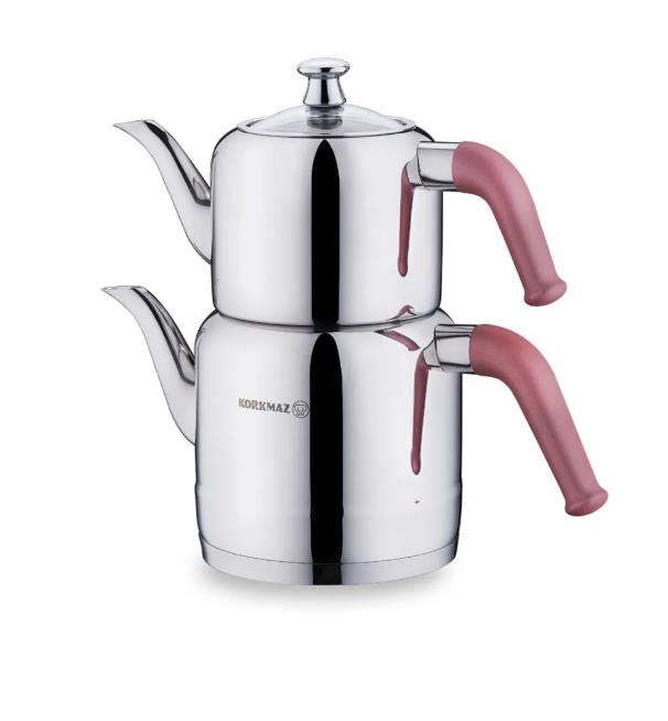 KORKMAZ A189-01 RİVA ÇAYDANLIK TAKIMI ROSE GOLD