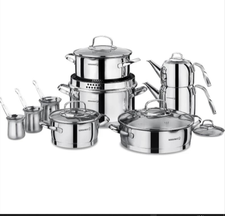 KORKMAZ A1702 STEAMA 15 PARÇA HİPER SET