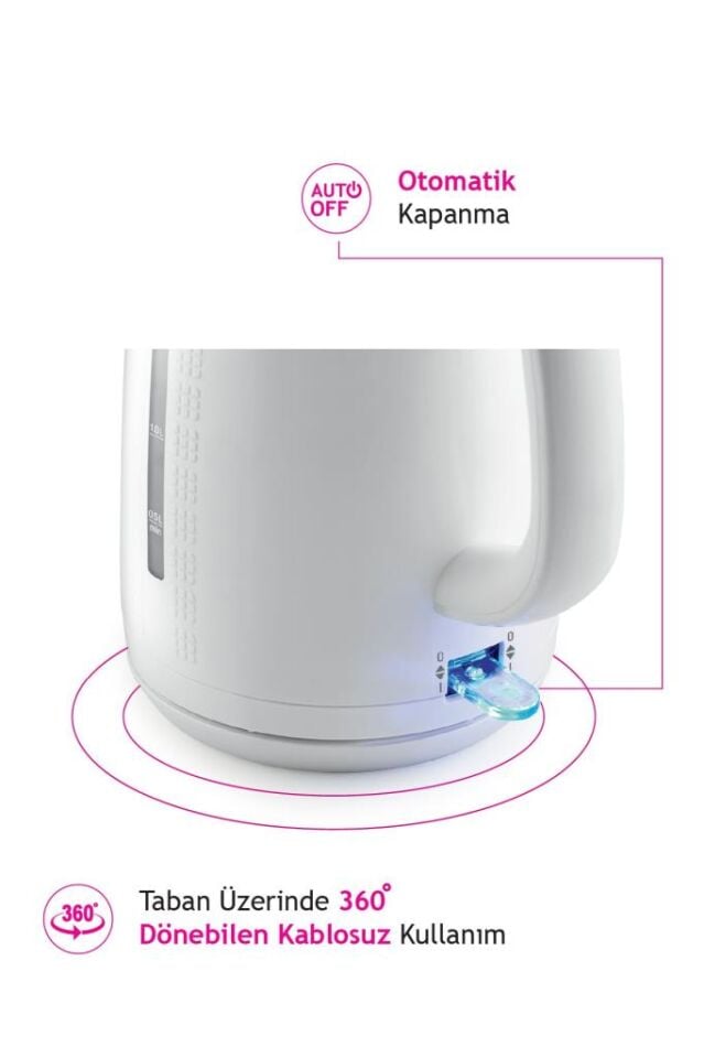 ALTUS 729 PLASTİK SU ISITICISI KETTLE