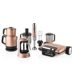 KORKMAZ A1817 ROSAGOLD 14 PARÇA ELEKTRO SET