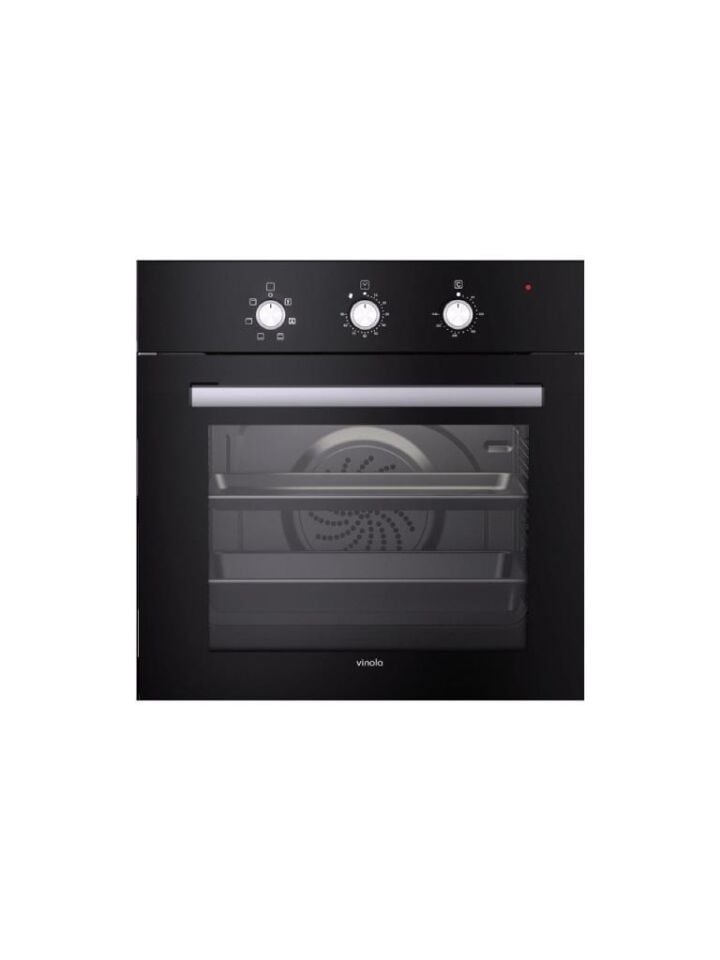 VİNOLA SİYAH TURBO CAM ANKASTRE FIRIN