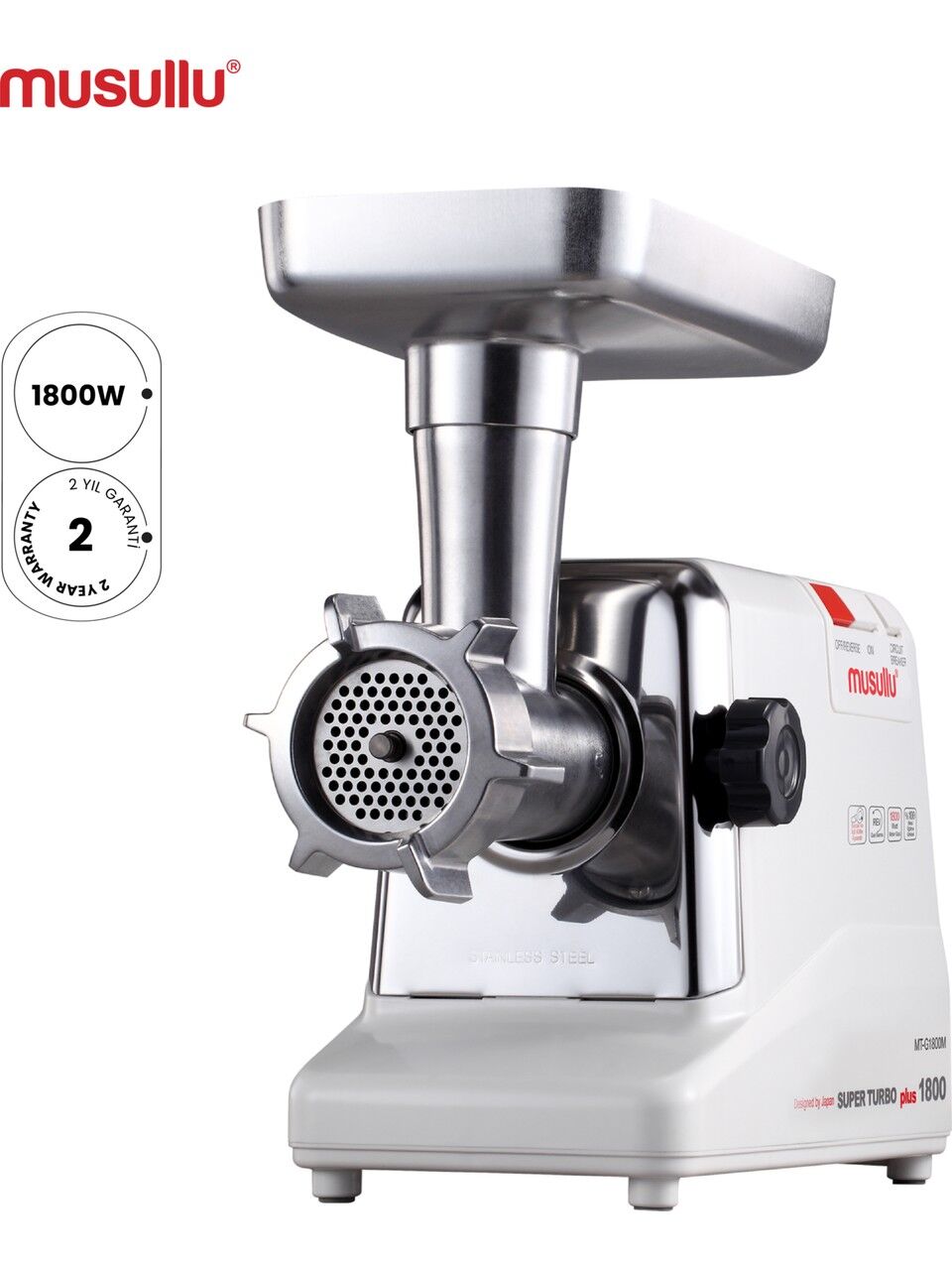 MUSULLU MT-G1800M GRİNDER ET KIYMA