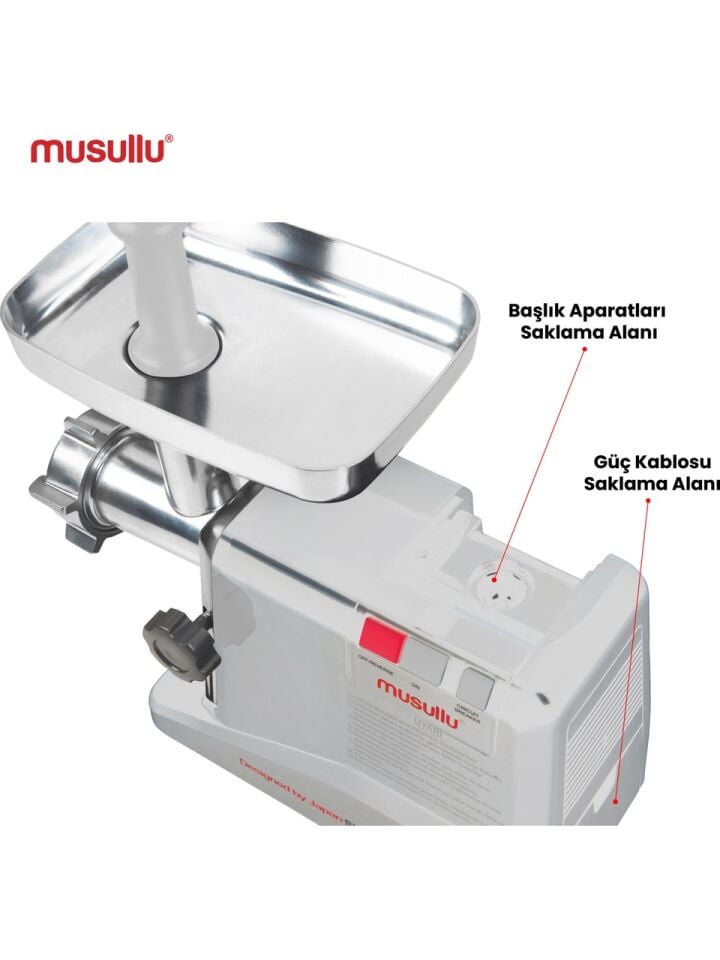 MUSULLU MT-G1800M GRİNDER ET KIYMA
