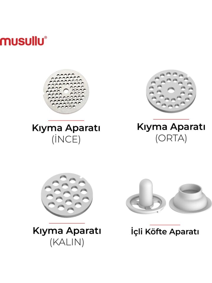 MUSULLU MT-G1800M GRİNDER ET KIYMA
