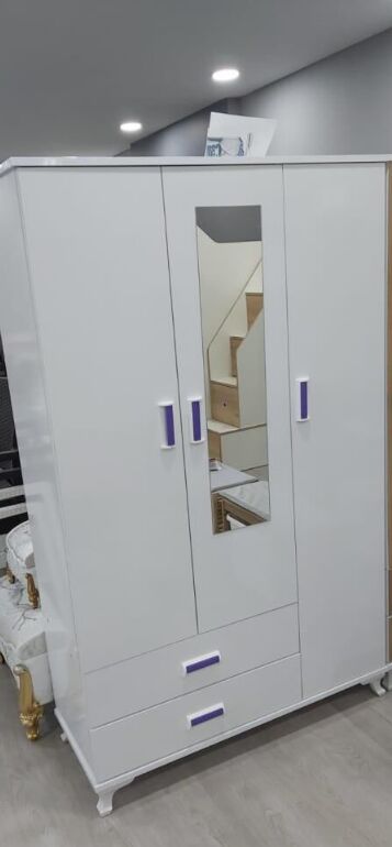 SEÇİL 3 KAPILI ELBİSE DOLABI