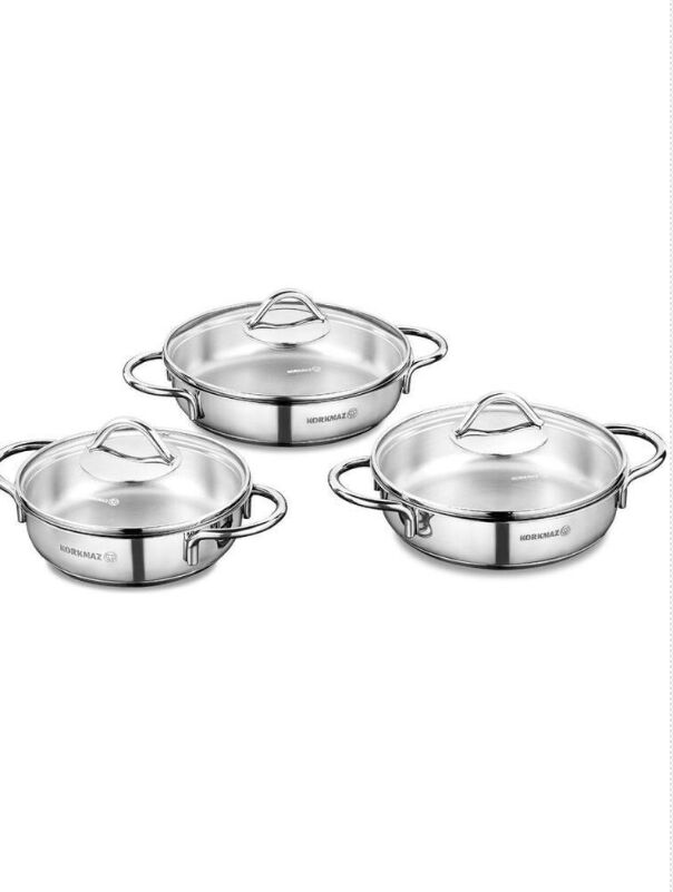 KORKMAZ A1805 TOMBİK 6 PARÇA OMLET SET