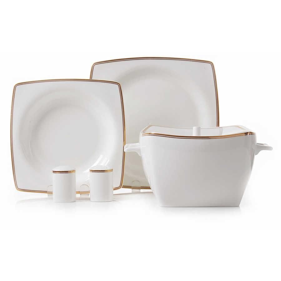 KORKMAZ A8438 BONE SEL.60 P YEMEK TAKIMI (KARE)