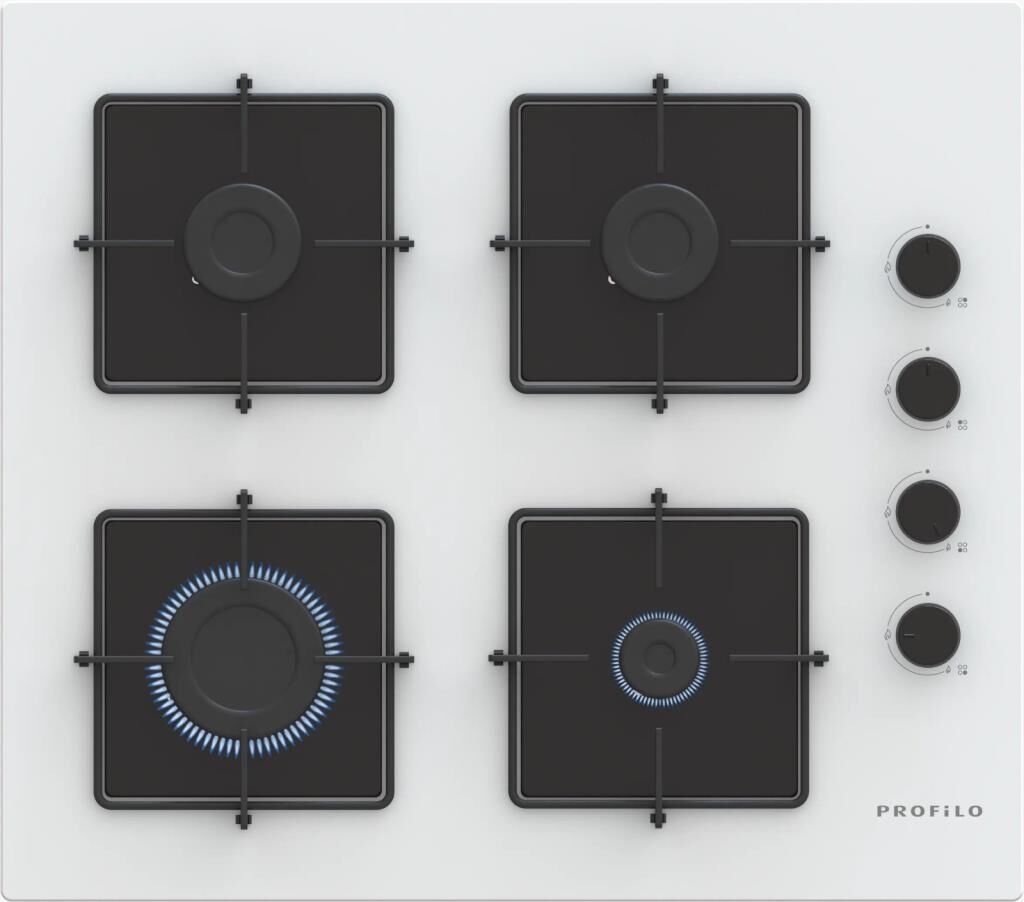 PROFİLO OE36P2P11D ANKASTRE BEYAZ CAM OCAK-DG Lİ