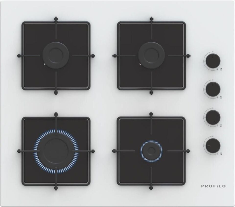 PROFİLO OE36P2P11D ANKASTRE BEYAZ CAM OCAK-DG Lİ