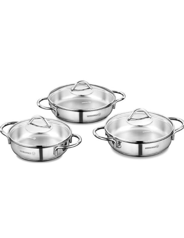 KORKMAZ A1675 PERLA 6 PARÇA OMLET SET