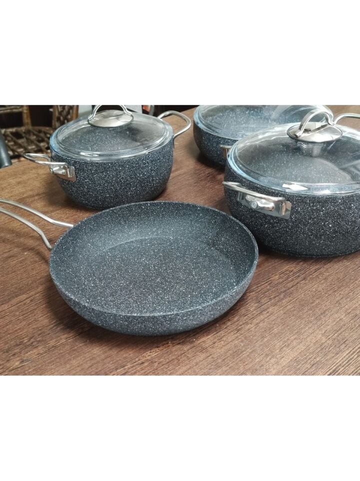 ARMONİ 7 PARÇA GRANİT TENCERE SETİ