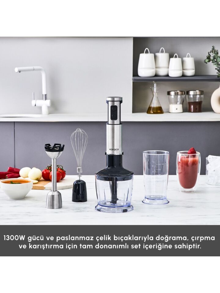 KARACA İNOX QUİCK MİX HIZ AYARLI 1300W EL BLEN.SE