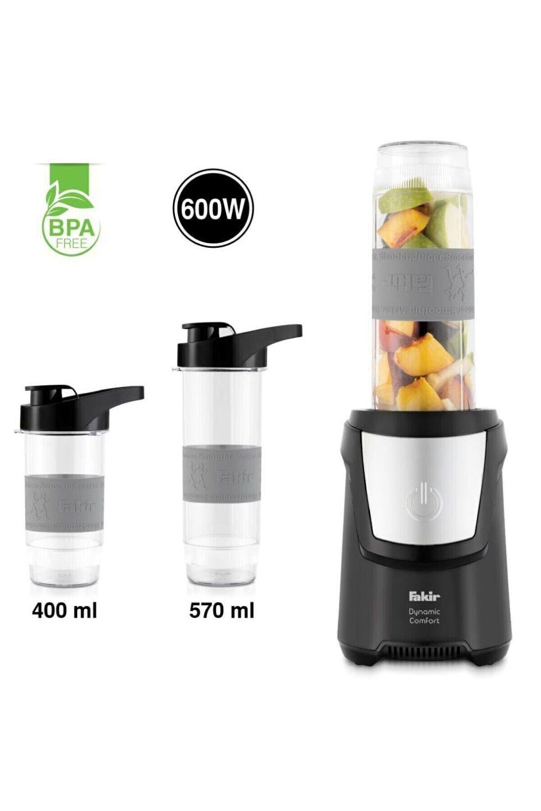 FAKİR DYNAMİC COMFORT KİŞİSEL BLENDER-SİYAH-600W