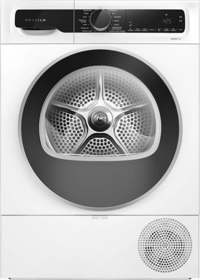 Profilo 2 Li Set 10 kg 1200 Devir Çamaşır Makinesi CGK252Z0TR + 10 kg Isı Pompalı Kurutma Makinesi KM10611CTR